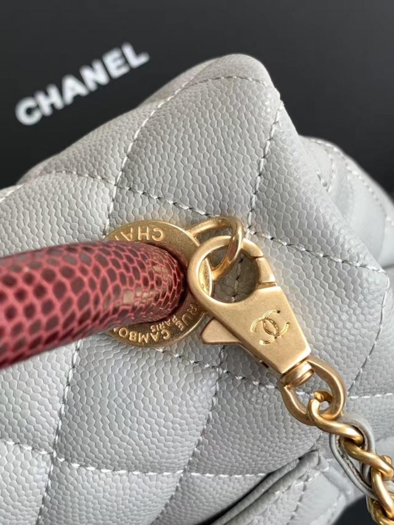 Ch**el top handle bags